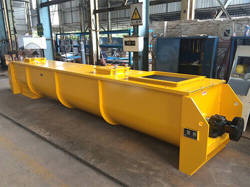 1條黃（huáng）色U型螺旋輸送機圖片展示