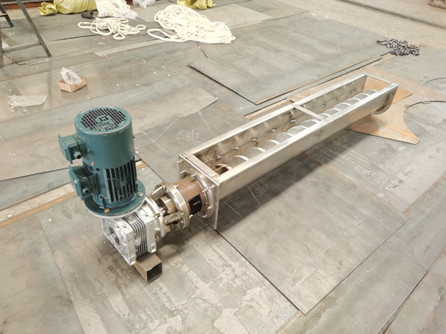 不鏽鋼絞龍螺旋輸(shū)送機