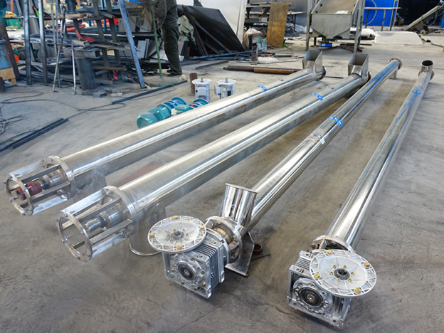 不鏽鋼圓管螺旋輸送機