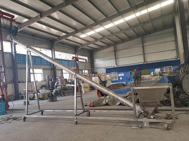 不鏽鋼移動螺旋輸送機