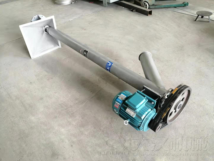 灰色管式加料鬥的碳鋼螺（luó）旋輸送給料機